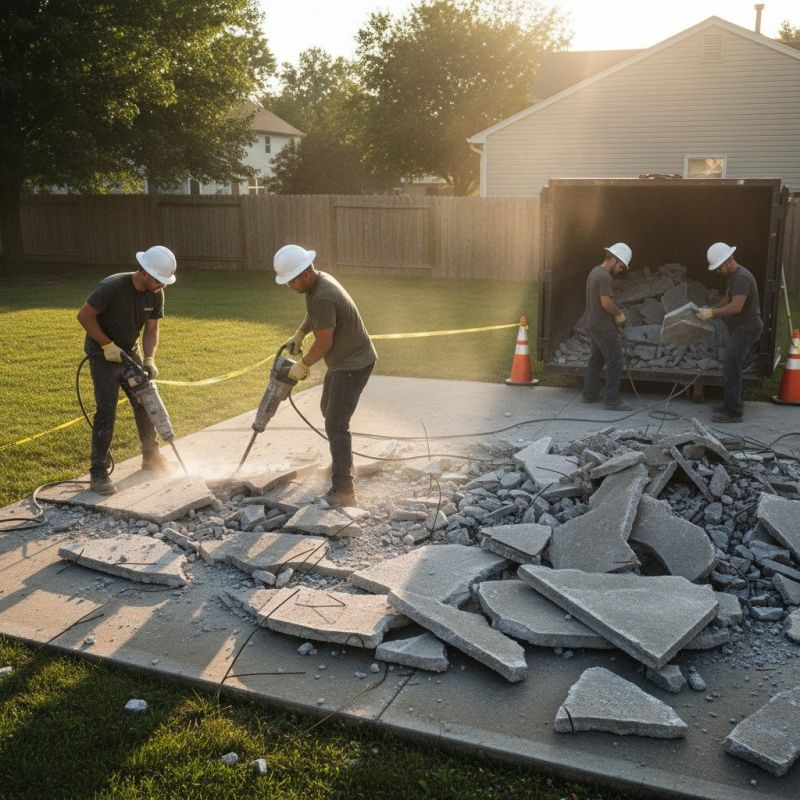 Stone Demolition in Bergen County, NJ